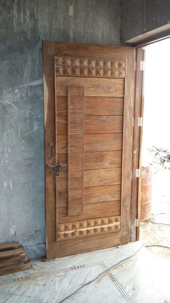 طرح درب ورودی منزل12